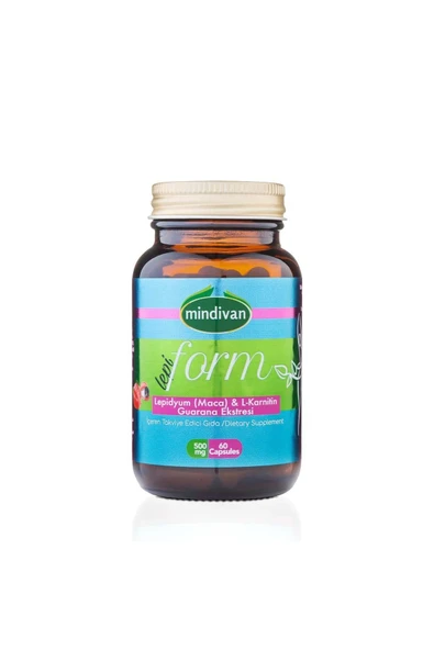 Mindivan Lepi Form Lepidyum & L-Carnitine 500 Mg 60 Kapsül ürün görseli 1