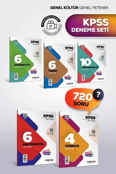 Marka Yayınları KPSS Genel Kültür Genel Yetenek | 32 Branş Deneme Seti | Tamamı Video Çözümlü ürün görseli 1