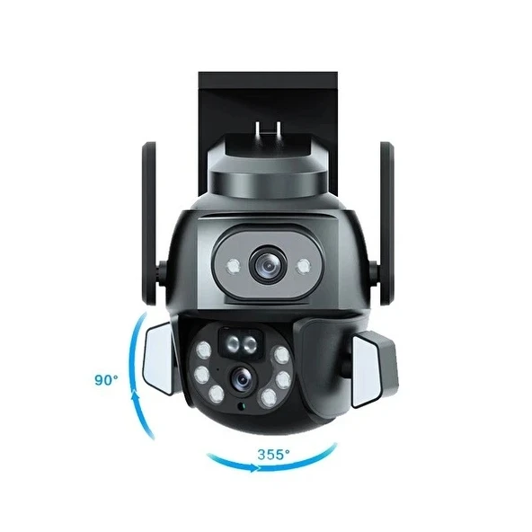 3MP + 3MP Wi-Fi IP TF Kart Girişli Optik Zoom Kamera ürün görseli 1
