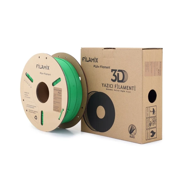 Filamix Pla+ Florasan Yeşil Filament 1.75mm 1kg Urhanshop Güvencesiyle ürün görseli 1
