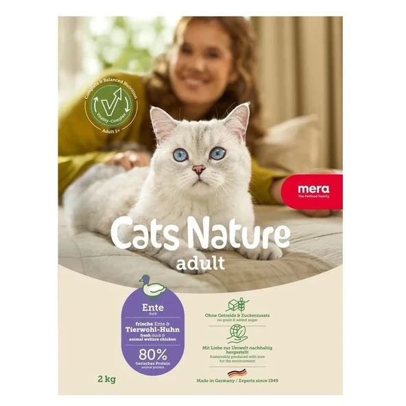 Mera Cats Nature Ördekli Yetişkin Kedi Maması 2 Kg ürün görseli 1