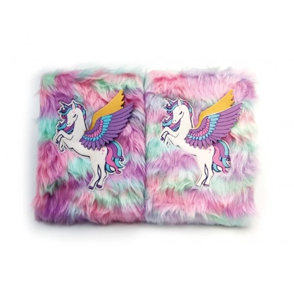 Unicorn Tasarımlı Peluş Hatıra Defteri ürün görseli 1