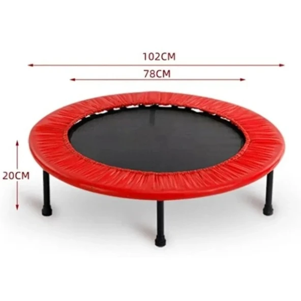 102 cm (40 inç) Kırmızı Trambolin - Resim 3