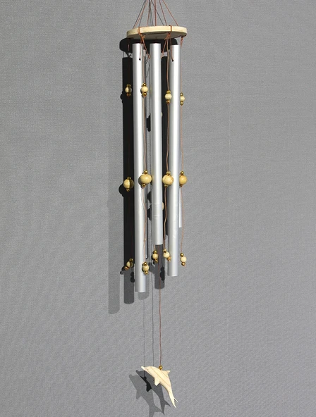 Boncuklu Metal Rüzgar Çanı Model 2 ürün görseli 1
