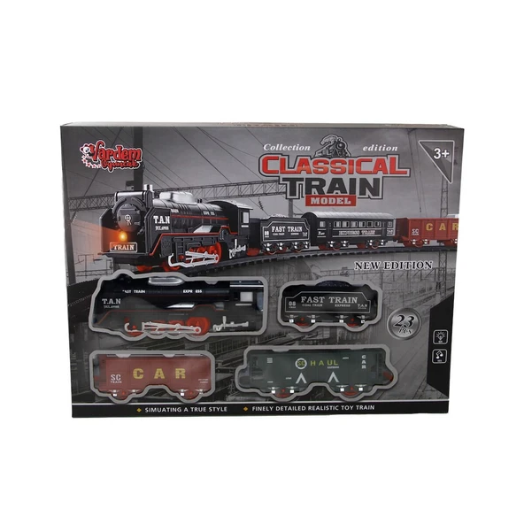 JHX6686 KUT 23 PCS CLASSIC MODEL TREN - Resim 4