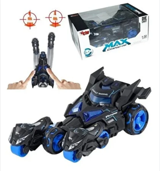 Catapult Racing Işıklı Fırlatmalı Robotik Yarış Arabası (3 in 1) ürün görseli 1