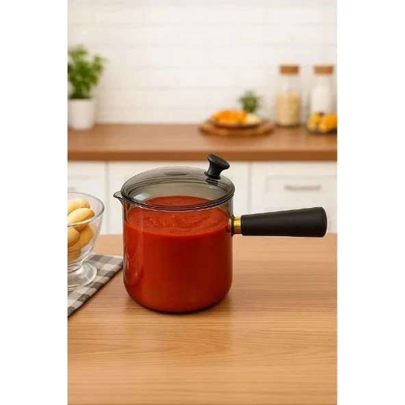 550 ml Akasya Cam Cezve - Resim 2