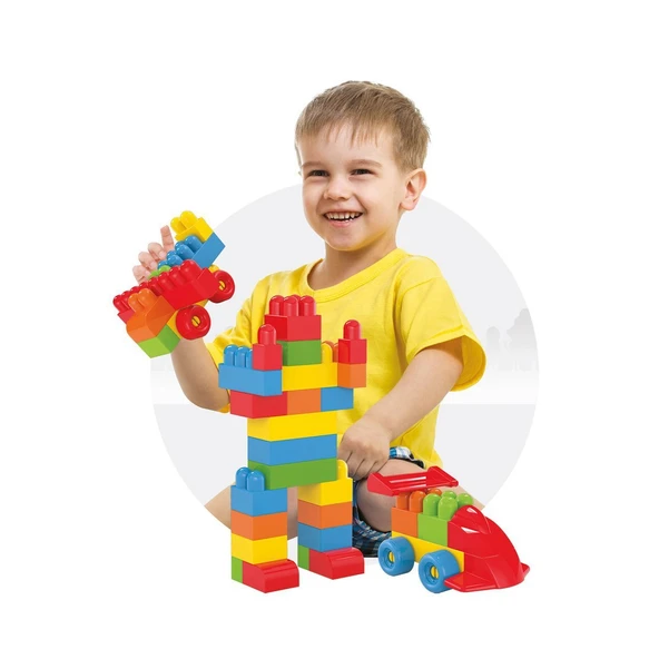 01313 Akıllı Çocuk Blokları 125 Parça - Resim 4