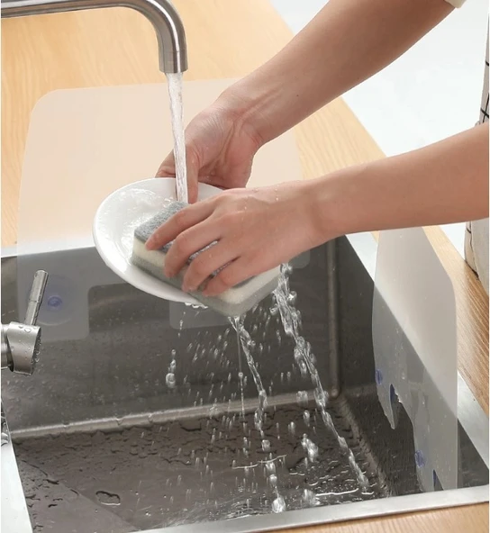 Lavabo ve Ocak Sıçrama Önleyici Vantuzlu Kalkan ürün görseli 1