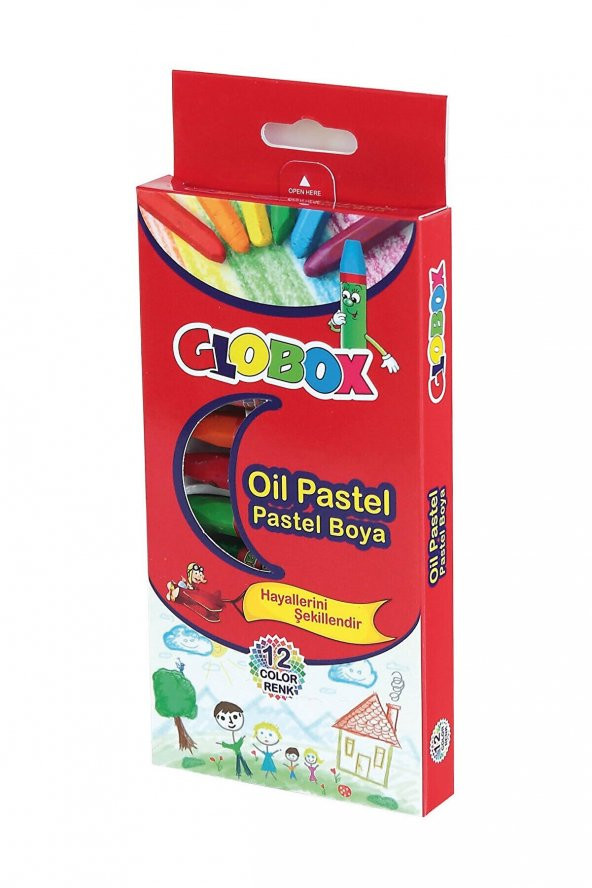 GLOBOX 12 Lİ PASTEL BOYA (12 ADET ECO PAKET) ürün görseli 1