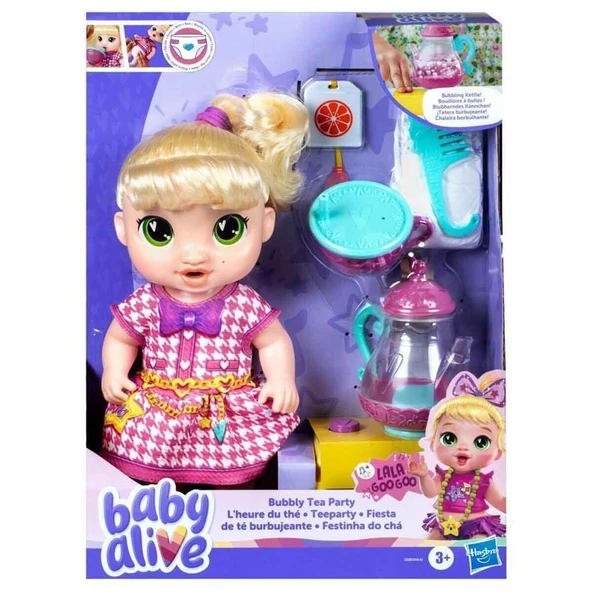 G0608 Baby Alive Bubbly Tea Party - Fokurdayan Çay Partisi Lala +3 yaş ürün görseli 1
