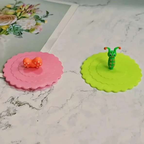 Silikon Bardak Kapağı - Resim 3