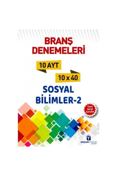 Başarıyorum Ayt Sosyal Bilimler Denemeleri 2 ürün görseli 1