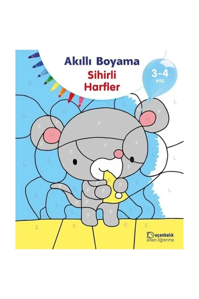 Akıllı Boyama Sihirli Harfler 3-4 Yaş Uçanbalık ürün görseli 1
