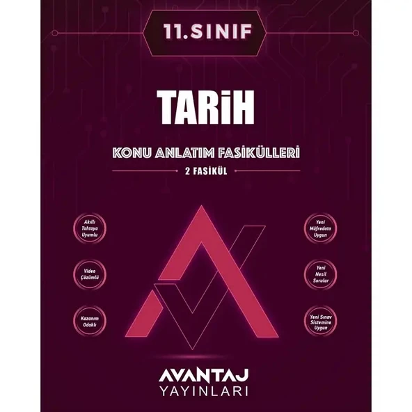 Avantaj 11.Sınıf Tarih Konu Anlatım Fasikülleri ürün görseli 1