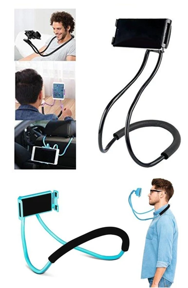 Boyuna Asılan Ergonomik 360 Derece Cep Telefonu Tutucu Stand ürün görseli 1