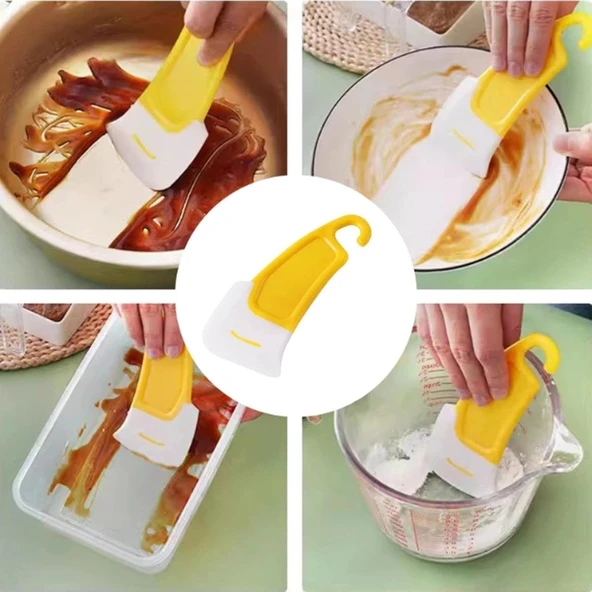 Silikon Uçlu Bulaşık Temizleme Kazıyıcı Spatula ürün görseli 1