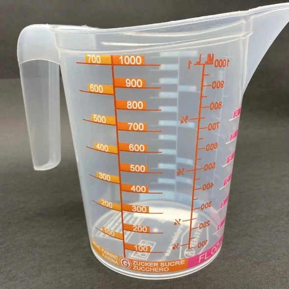 Özel Ölçü Kabı 1 Litre ürün görseli 1