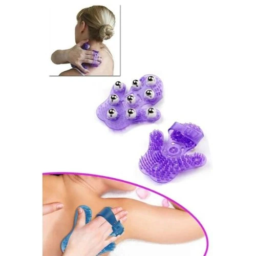 Masaj Eldiveni 9 Bilyeli Massage Glove - Resim 2