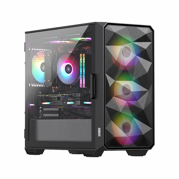 Dragos F-7 i5 14400F 16GB DDR5 Ram 1TB M2 NVMe SSD Gigabyte Windforce 8GB RTX5060 Oem Paket ürün görseli 1