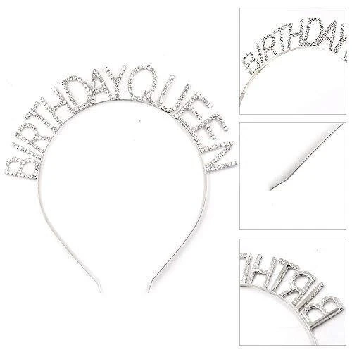 Birthday Queen Yazılı Kraliçe Taç - Resim 3