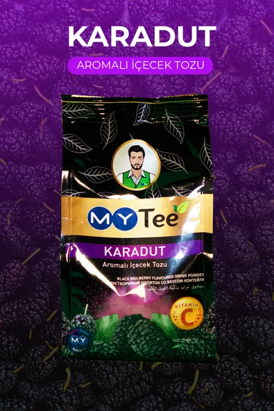 MyTee Karadut Aromalı İçecek Tozu 300g ürün görseli 1