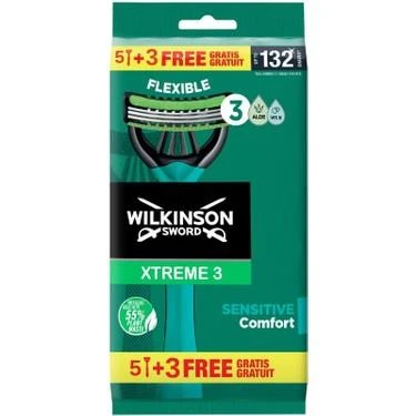 Wilkinson Sword Sensitive Comfort Erkek Tıraş Bıçağı 5+3 ürün görseli 1