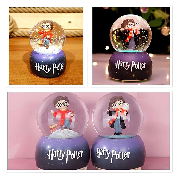 Harry Potter Üflemeli Işıklı Müzikli Kar Küresi Orta Boy ürün görseli 1