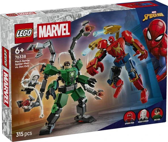 LEGO Super Heroes 76338 Mech Battle: Spider-Man vs. Doc Ock ürün görseli 1