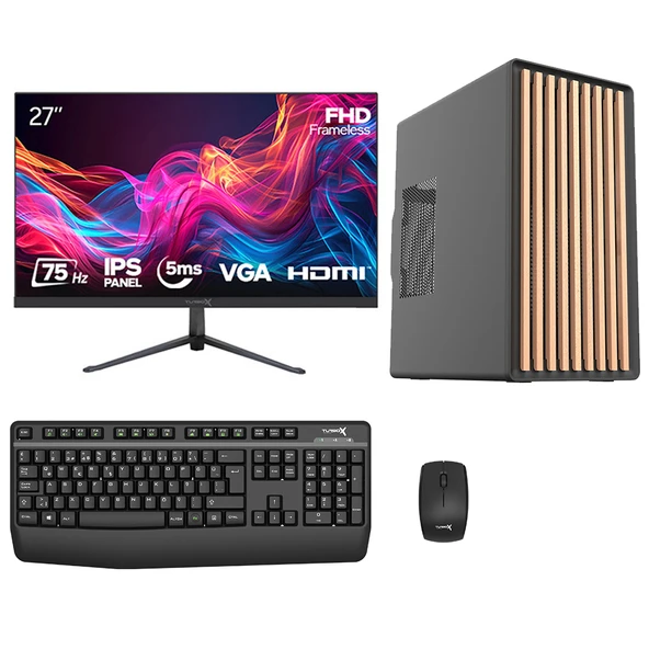 Turbox Tx8829 Intel Core i5 6400 16GB Ram 256GB SSD 27 inç FHD Monitör Oem Paket ürün görseli 1