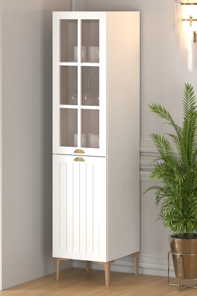 40 cm Esin Çok Amaçlı Boy Dolabı Membran Mdf, Kiler Dolabı ürün görseli 1