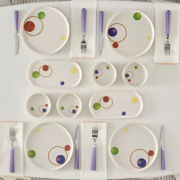 KARACA COLOR POP 10 PARÇA KAHVALTI TAKIMI - Resim 5