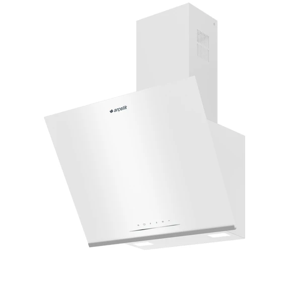 Arçelik ADE 6062 B1 Beyaz Duvar Tipi Davlumbaz - Resim 2