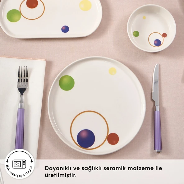 KARACA COLOR POP 10 PARÇA KAHVALTI TAKIMI - Resim 4