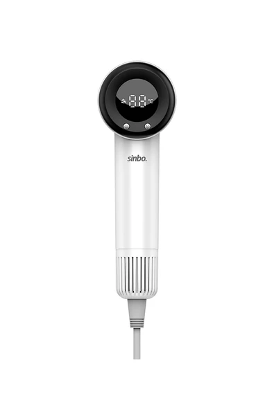 SHD-1756 BLDC Saç Kurutma Makinesi Beyaz – 800W | 110.000 RPM | Dijital Ekran ürün görseli 1