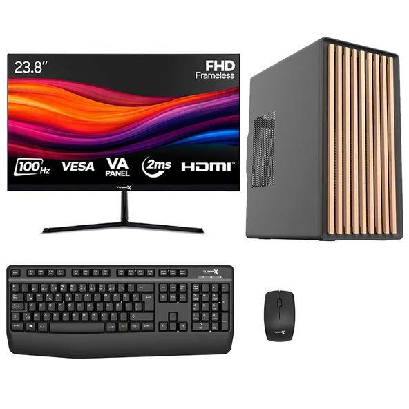 Turbox Tx8819 Intel Core i5 6400 16GB Ram 256GB SSD 23.8 inç FHD Monitör Oem Paket ürün görseli 1