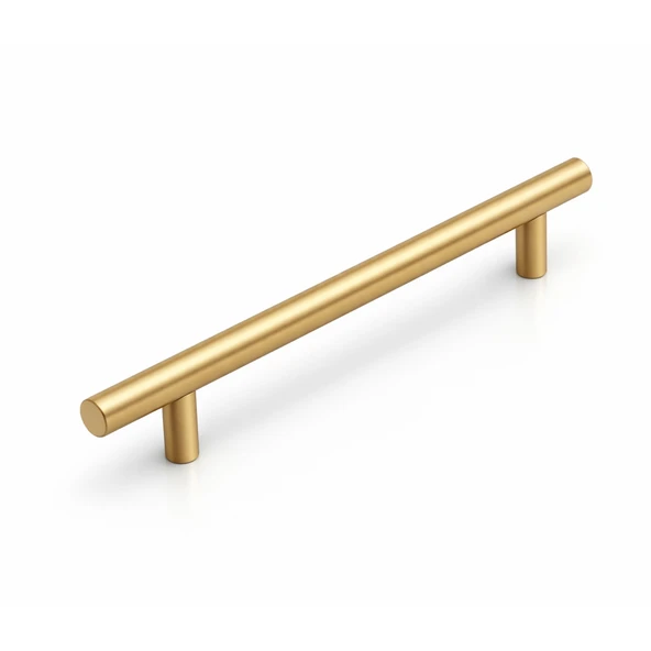 1 Adet Alteta (128 mm) Soft Altın Metal Mobilya Mutfak Çekmece Dolap Dolabı Kulbu Kulpu Kulpları ürün görseli 1