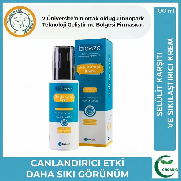Bidoze Selülit Karşıtı ve Sıkılaştırıcı Vücut Kremi 100 Ml. ürün görseli 1