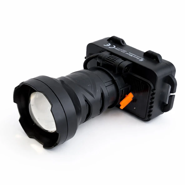 Şarjlı Kafa Lambası Zoomlu 20W Güçlü LED Işık Ayarlanabilir Odak Kamp Kafa Feneri ürün görseli 1