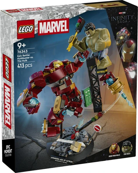 LEGO Super Heroes 76343 Epic Battle: Hulkbuster vs. The Hulk ürün görseli 1