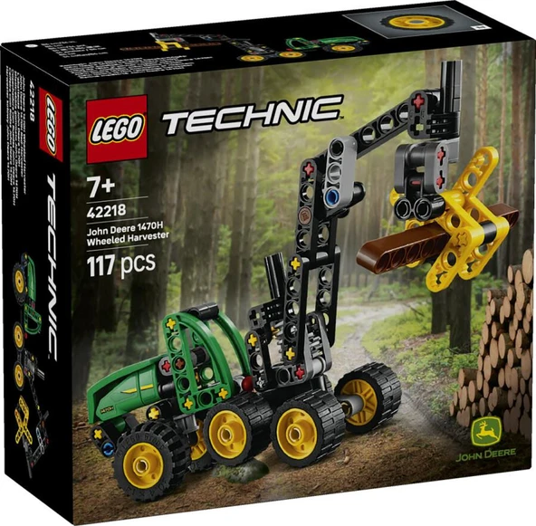 LEGO Technic 42218 John Deere 1470H Wheeled Harvester ürün görseli 1