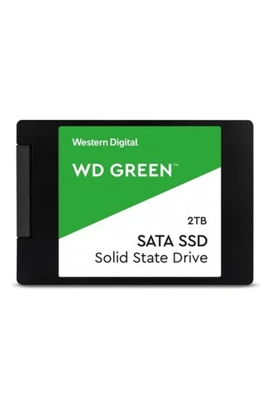 Wd Green WDS200T2G0A 2tb 545/465 3dnand, 2,5" Sata SSD ürün görseli 1