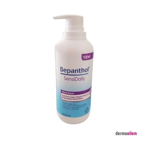 Bepanthol SensiDaily Pompalı 400 ml Vücut Kremi ürün görseli 1