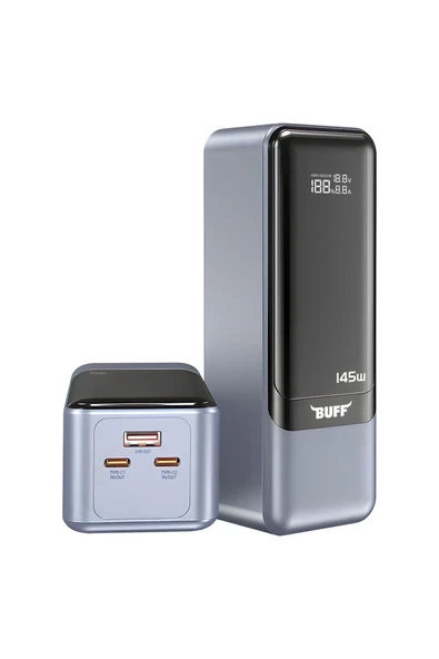 Buff BP16 145W Dijital Ekranlı 27000MAH Powerbank ürün görseli 1