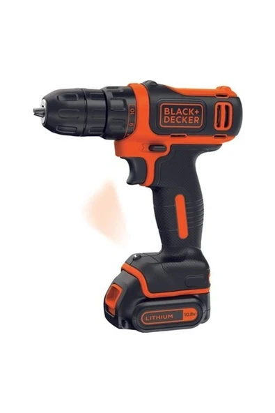 Black & Decker BDCDD12-QW 10.8V 1.5Ah Li-Ion Şarjlı Matkap Vidalama ürün görseli 1