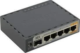 MikroTik hEX S RB760iGS SFP Bağlantı Noktalı Gigabit Ethernet Yönlendirici, Çift Çekirdekli CPU'lu 5 Bağlantı Noktalı Kablolu Yönlendirici, PoE Çıkışı ürün görseli 1