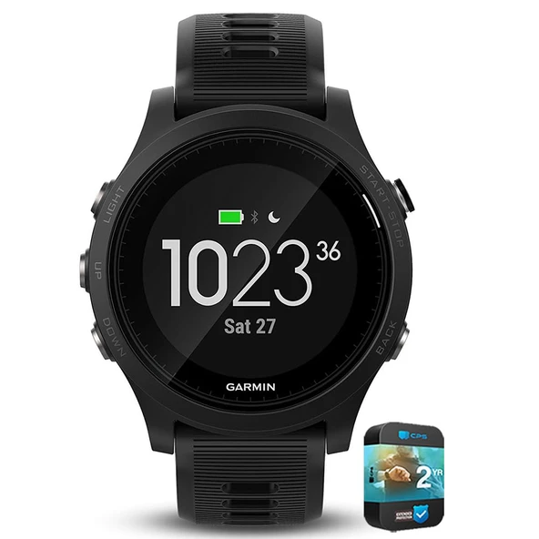Garmin 010-N1746-00 Forerunner 935 GPS Watch, Multisport, Altimeter, Battery, Black (Renewed) Sche with 2 YR CPS Advancedd Protection Pack ürün görseli 1