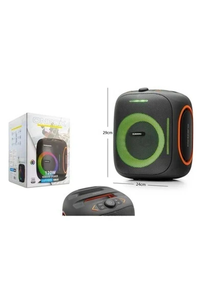 Subzero WR185 120W Rgb Işıklı Bluetooth / USB / Sd Müzik Kutusu | Tws Destekli Taşınabilir Hoparlör ürün görseli 1