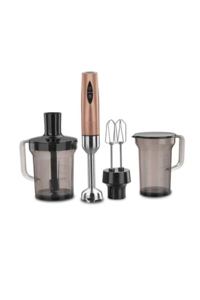 Pembe Çok Fonksiyonlu Blender Seti, Güçlü ve Şık Tasarım A445-05 ürün görseli 1