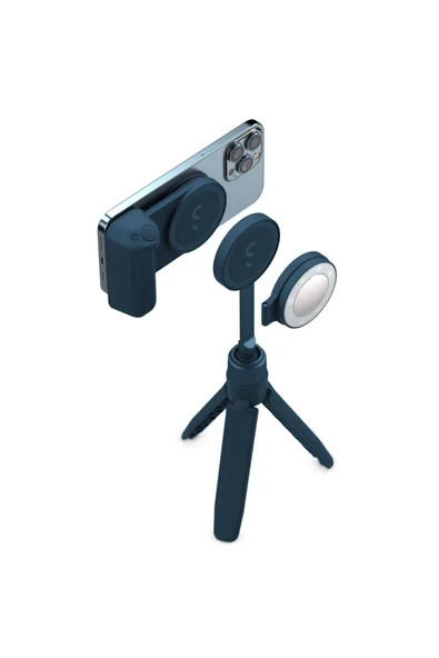 Shiftcam Snapgrip Mavi Magsafe Powerbank Özellikli Fotoğraf Video Çekim Seti ürün görseli 1